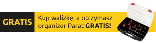 Kup walizkę na kółkach Parat 689.500-171, a otrzymasz organizer GRATIS